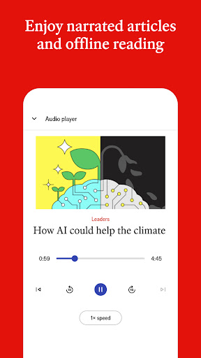 The Economist - News, Podcasts Bildschirmfoto 1