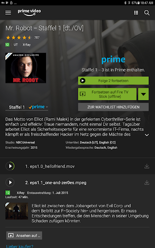 Prime Video Bildschirmfoto 8