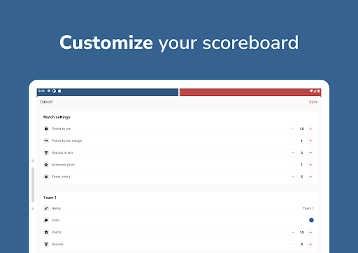 Scoreboard - Keep score Bildschirmfoto 5