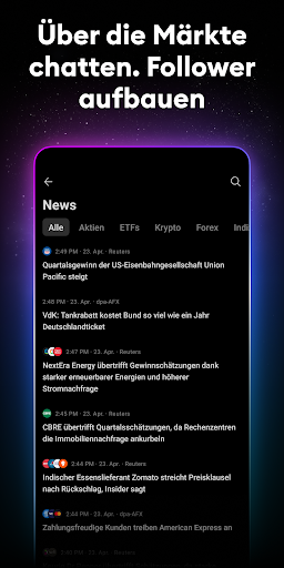 TradingView: Aktien und Krypto Bildschirmfoto 3