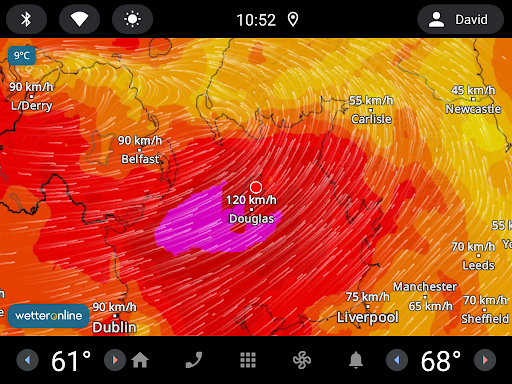 Wetter Online - RegenRadar Bildschirmfoto 16