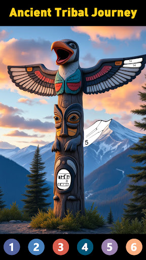 Tribal Art Coloring Book Bildschirmfoto 5