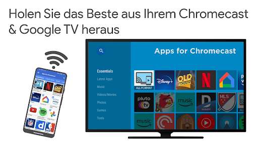 Apps für Chromecast Bildschirmfoto 3