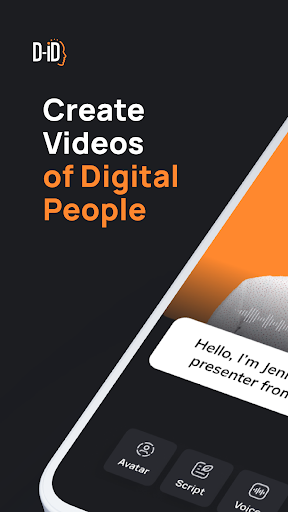D-ID: AI Video Generator Bildschirmfoto 1