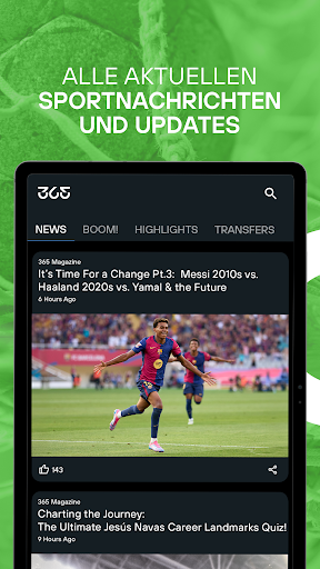 365Scores: Live Scores u. News Bildschirmfoto 6