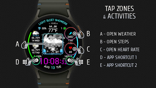 Weather watch face W5.5 Bildschirmfoto 5