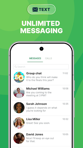 textPlus: Text Message + Call Bildschirmfoto 1