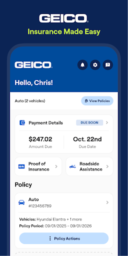GEICO Mobile - Car Insurance Bildschirmfoto 8