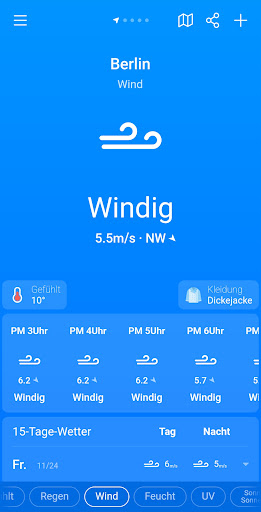 Wetter & Regen - Weather Sky Bildschirmfoto 15