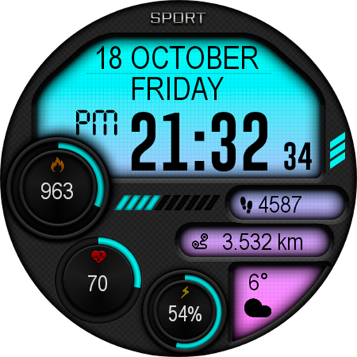 Digital Iwasa Watch Face Bildschirmfoto 15