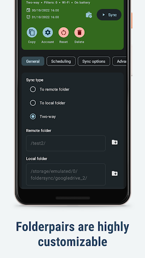 FolderSync Pro Bildschirmfoto 3
