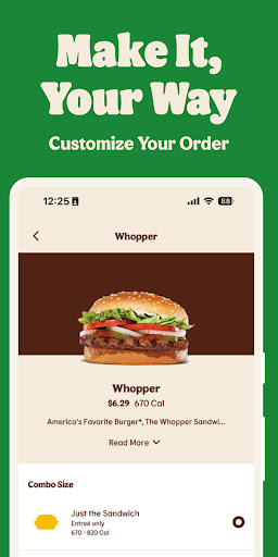 BURGER KING® App Bildschirmfoto 3