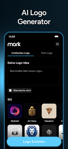 AI Logo Generator - Mark Bildschirmfoto 5