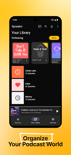 Spreaker Podcasts Bildschirmfoto 4