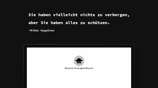 Privater Browser Inkognito App Bildschirmfoto 15