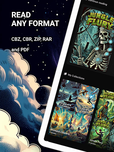 Comic-Leser CBR, CBZ & PDF Bildschirmfoto 6