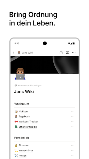 Notion: Notizen, Aufgaben, KI Bildschirmfoto 1