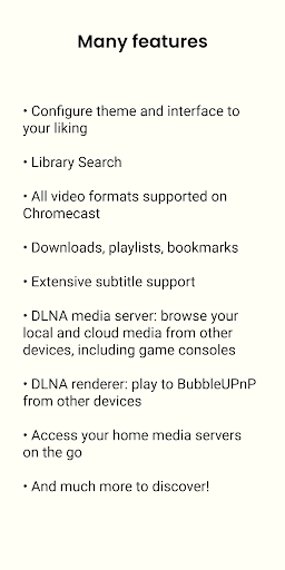 BubbleUPnP UPnP/DLNA Lizenz Bildschirmfoto 1