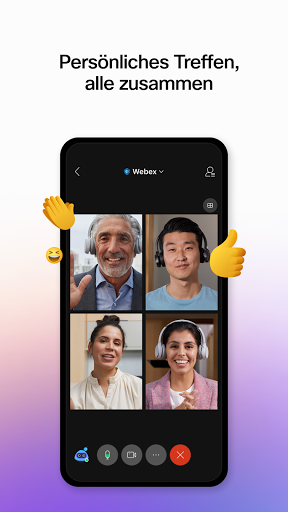 Webex Meetings Bildschirmfoto 2