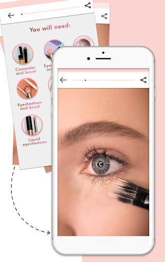 Makeup Tutorial step by step Bildschirmfoto 7