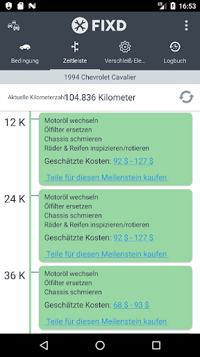 FIXD OBD2 Scanner Bildschirmfoto 5