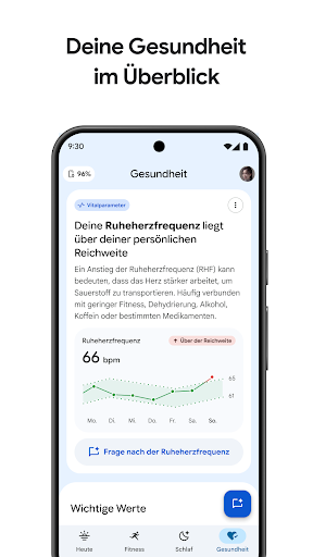 Google Health (Fitbit) Bildschirmfoto 8