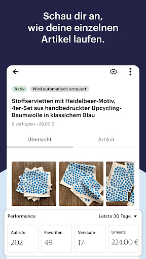 Verkaufen auf Etsy: Mein Shop Bildschirmfoto 7