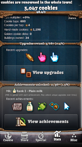 Cookie Clicker (ad-less) Bildschirmfoto 1