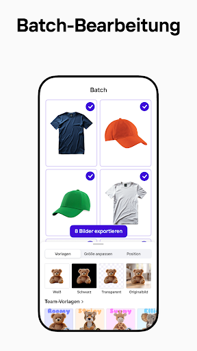Photoroom: KI-Fotoeditor Bildschirmfoto 3