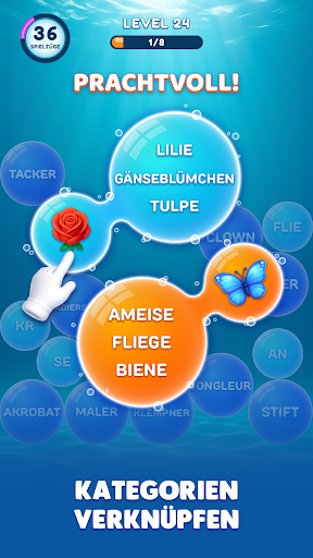 Bubble Word Jam Bildschirmfoto 1