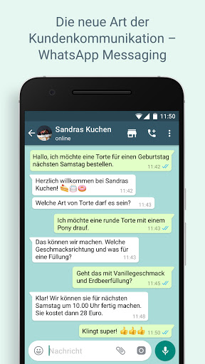 WhatsApp Business Bildschirmfoto 6