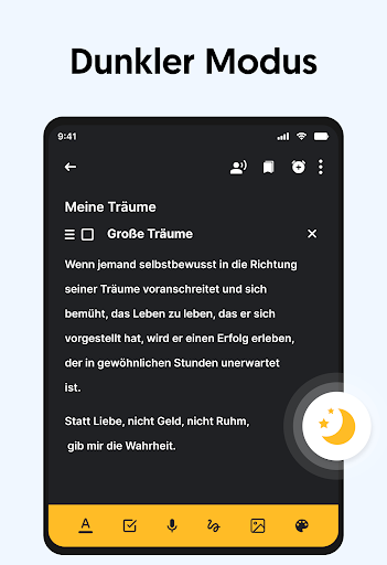 Notizen: Notizblock, Notizbuch Bildschirmfoto 13