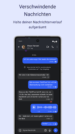 Signal – Sicherer Messenger Bildschirmfoto 3