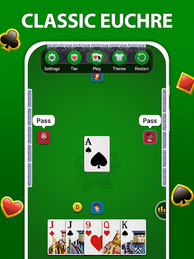 Euchre - Card Game Offline Bildschirmfoto 17