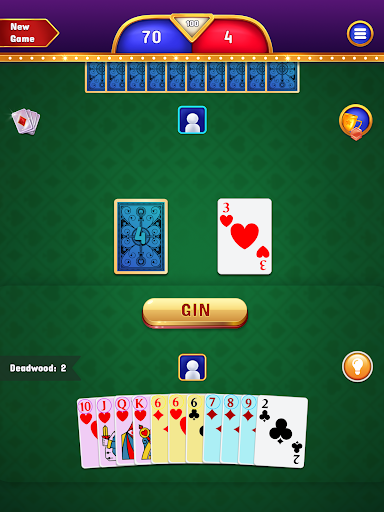 Gin Rummy - Classic Cards Game Bildschirmfoto 13