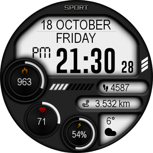 Digital Iwasa Watch Face Bildschirmfoto 17