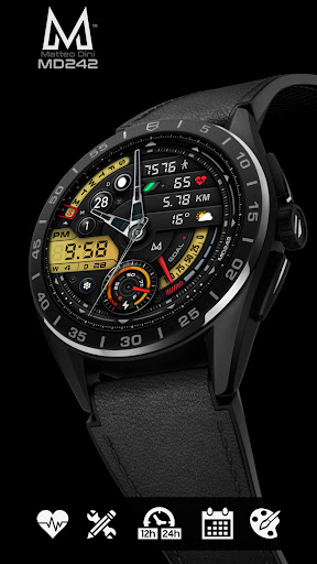 MD242 Hybrid watch face Bildschirmfoto 2
