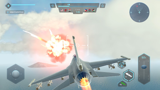 Sky Warriors: Flugzeugspiel Bildschirmfoto 8