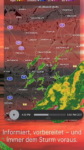 AccuWeather: Wetterradar Bildschirmfoto 7