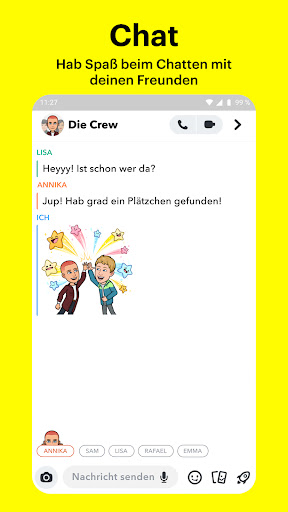 Snapchat Bildschirmfoto 1