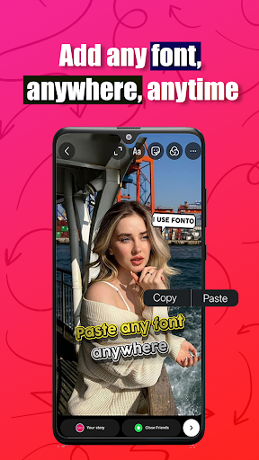 Fonto - story font for IG Bildschirmfoto 2