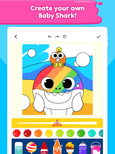 Baby Shark Coloring Book: Kids Bildschirmfoto 16