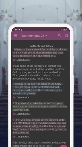 NIV Bible version, Offline app Bildschirmfoto 15