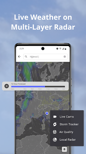 Weather Now Launcher - Radar Bildschirmfoto 6