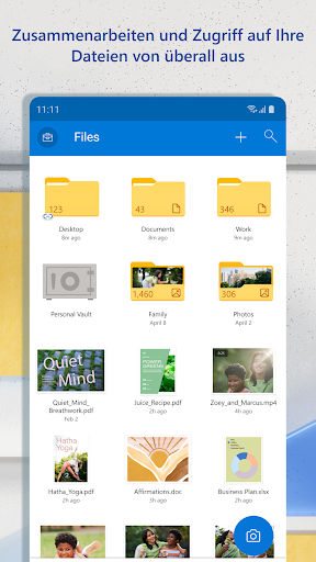 Microsoft OneDrive Bildschirmfoto 1