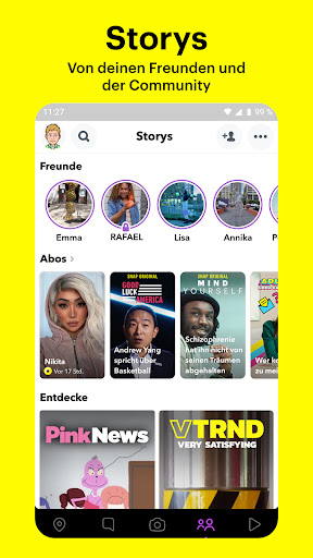 Snapchat Bildschirmfoto 3
