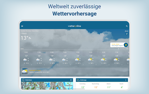 Wetter Online - RegenRadar Bildschirmfoto 29