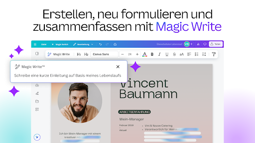 Canva: KI-Foto- & Video-Editor Bildschirmfoto 8