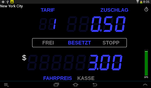 Taxameter Bildschirmfoto 5