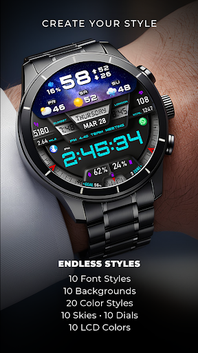 PER27 Digital Watch Face Bildschirmfoto 18